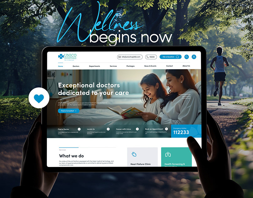 Healthcare website project