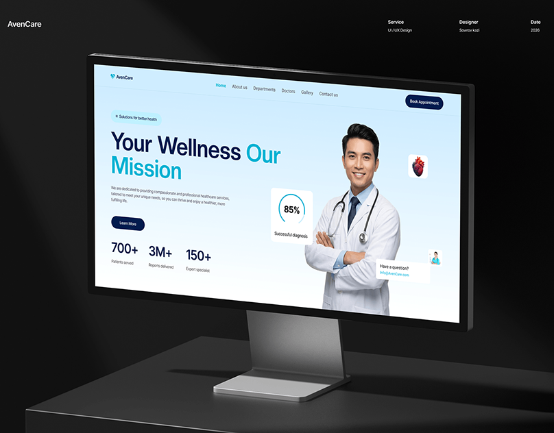 Healthcare website project