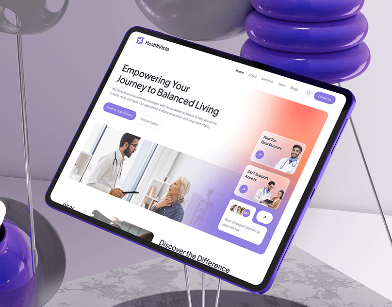 Healthcare website project